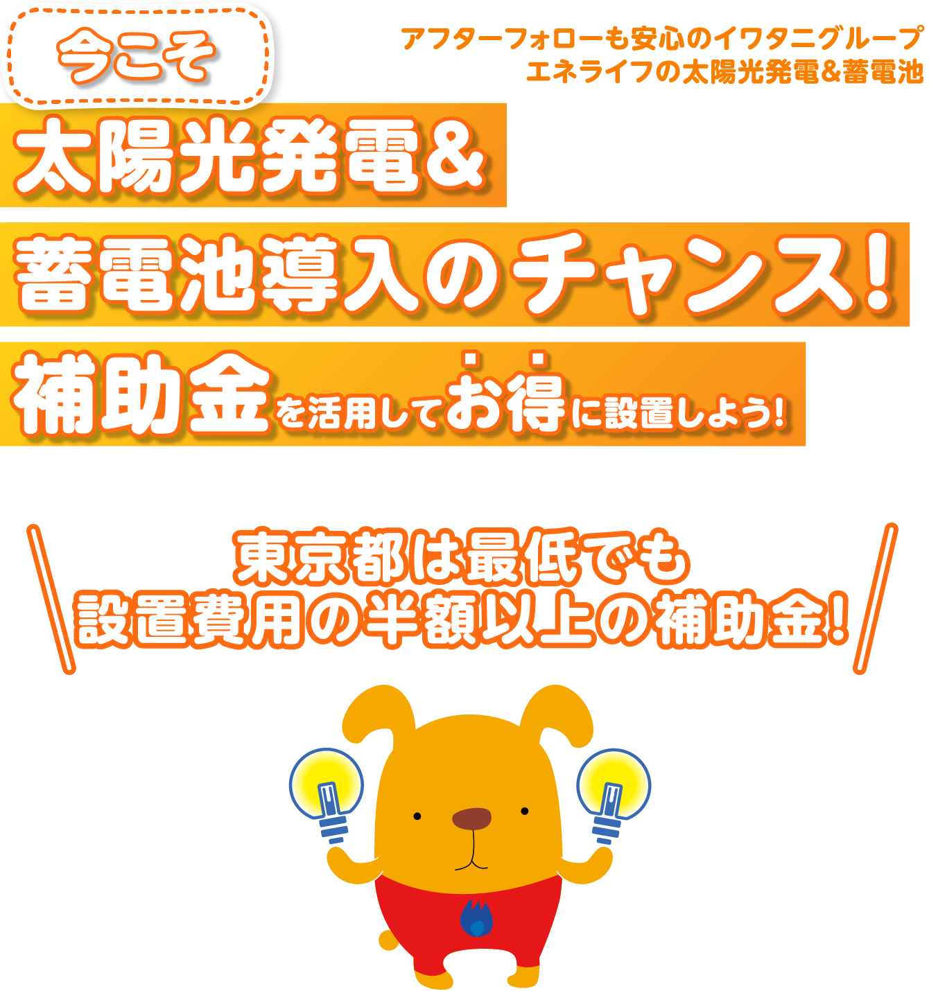 太陽光発電＆蓄電池導入のチャンス！補助金を活用してお得に設置しよう！